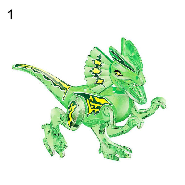 IC Blå DIY 3D Dinosaurie Modell Kristall Utbildning Barn Leksak Gåva