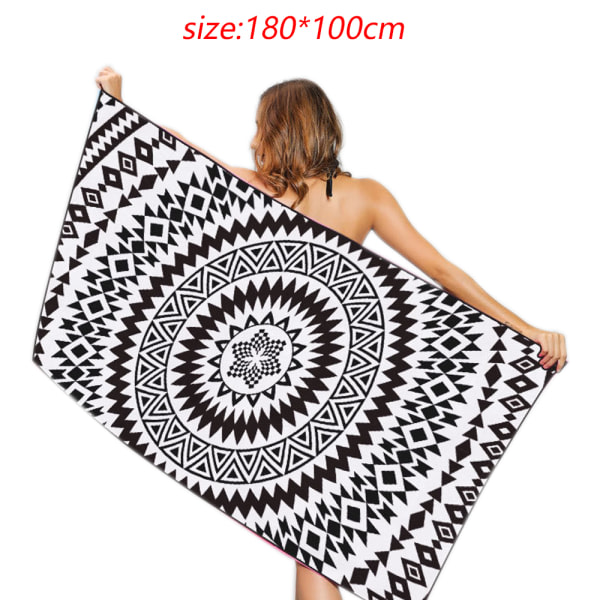 IC Nopeakuivuva rantapyyhe matkoille - Extra suuri 80×160cm Kuvio 3