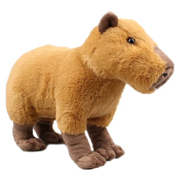 IC Simulerings Capybara Plyschleksak Stoppade Djurdocka för Present -1