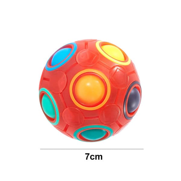 IC Magic Rainbow Puzzle Ball, Fidget Ball Puslespill Kul stress stil 3