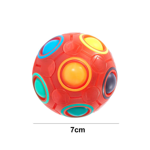 IC Magic Rainbow Puzzle Ball, Fidget Ball Pusselspel Kul stress style 3