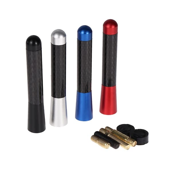 Bilantenn Kolfiber Kort Stubby SVART black