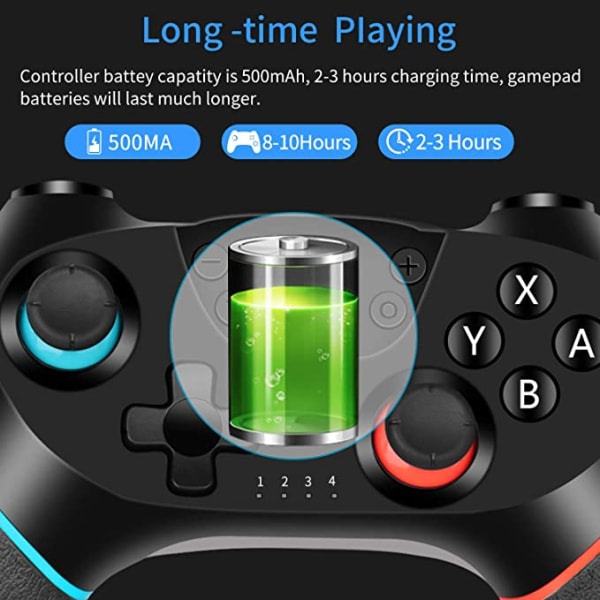 IC NY Bluetooth Trådløs Gamepad Joystick Spillkontroll for N
