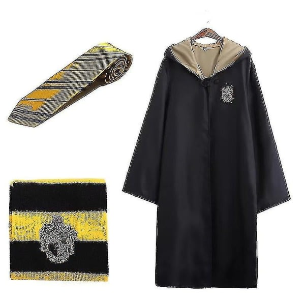 IC Harry Potter Cosplay Kostym Gryffindor Korpinkynsi Kaapu Kappa Vuxen Barn Klänning CNMR Keltainen L