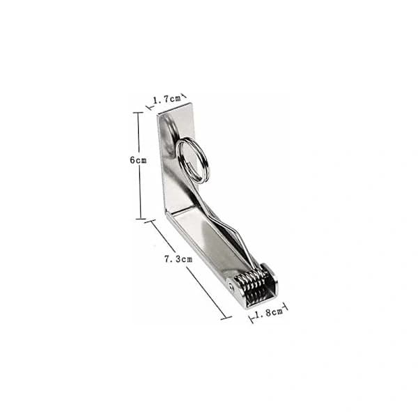 Tablecloth Clips Set Stainless Steel Tablecloth Clips Non-slip Spring-loaded Tablecloth Holders