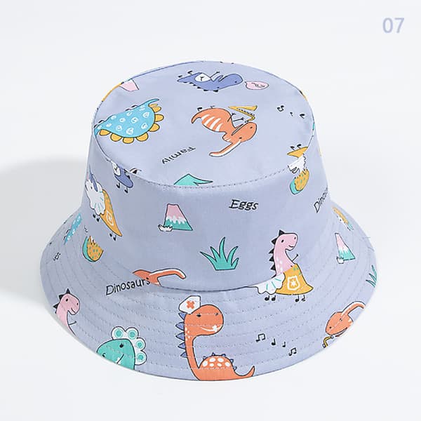 IC e Baby Bucket Hat Utomhus Sol Cartoon Aminals Barn Hat Brea 07