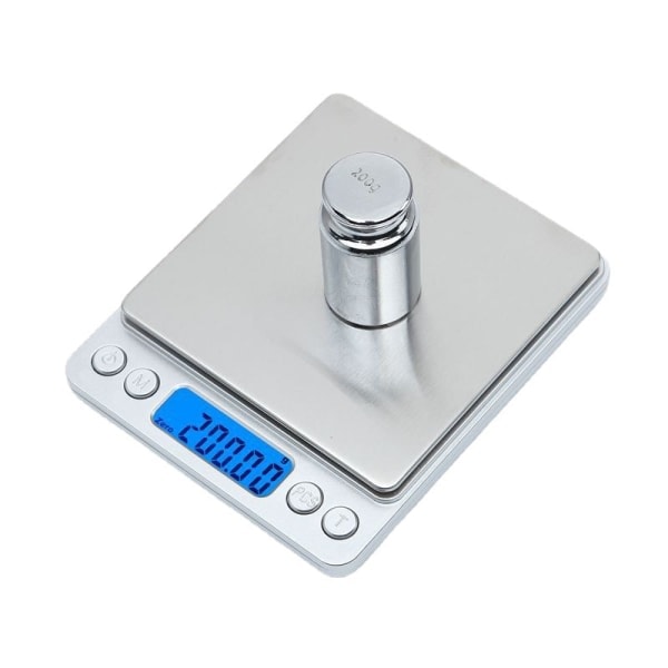 IC Köks Digitalvåg 3 kg / 0,1 g Silver