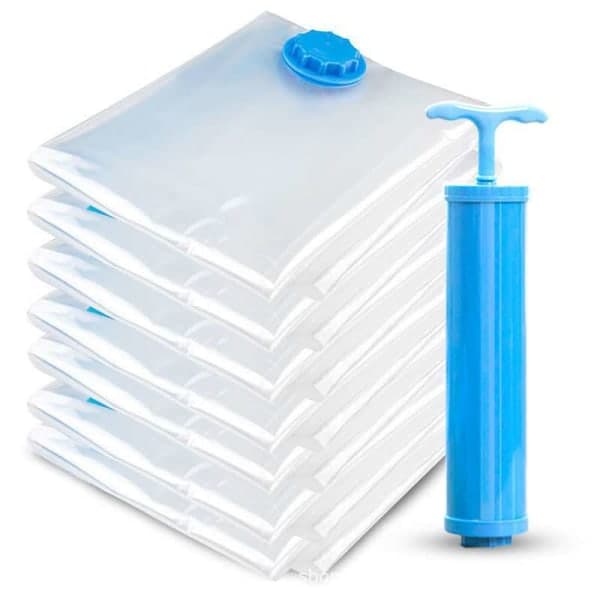 IC 6-pack Vakuumförvaringspåsar, Täcken, Set, Klädpåsar