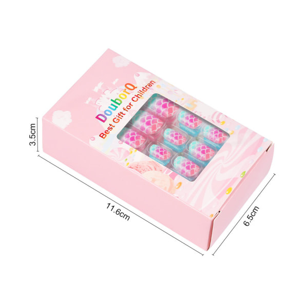 IC 120 st barns nagelbitar Söta barns nail art falska nagelbitar Set-NT30-9