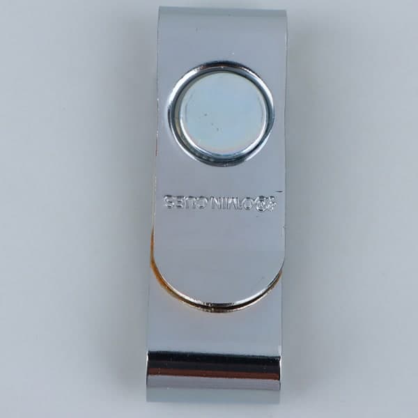 IC Stark magnetisk billardkugle Pool Cue Kalkholder Metal Magnetisk Sølv