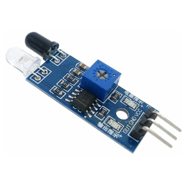 10st Infraröd Hinderundvikande Sensormodul för Arduino Smart Bil Robot 3-Tråds Reflekterande Fotoelektrisk för Arduino Smart Bil Robot