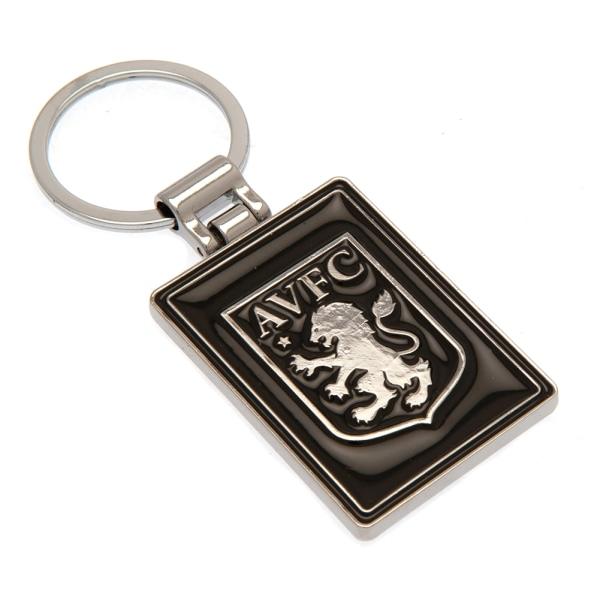 Aston Villa FC Nyckelringsset One Size Svart/Stål