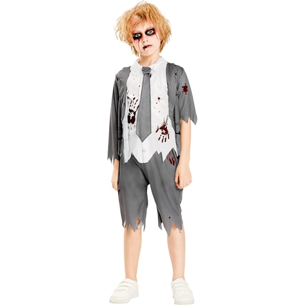 zombie students costume for kids halloween scary students themed party outfit 3-10 years