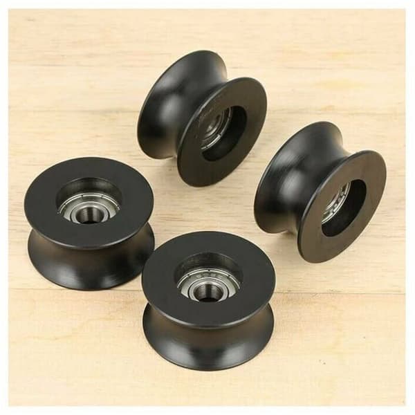 Rulle, 4 st 0840UU U-formad rullstyrrulle, U-typ, spår 8x40x20,7mm