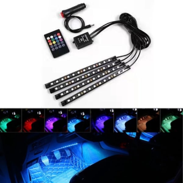 IC 36-lys LED-lamper for interiør stemning fotrom lysstripe USB-hode