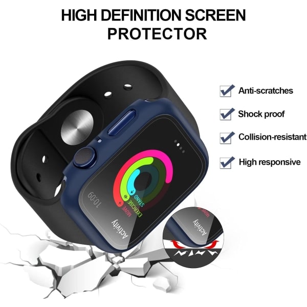 2-pack hårt PC-fodral kompatibelt med Apple Watch Series 3/2/1 42 mm, IC
