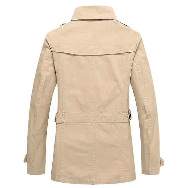 IC Vindjakke for menn i bomull Light Khaki S