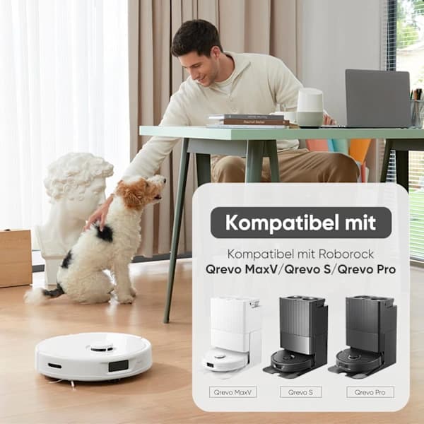 Roborock Qrevo S/Pro/MaxV Robotdammsugartillbehör - AD11 Kompatibel [JUN]