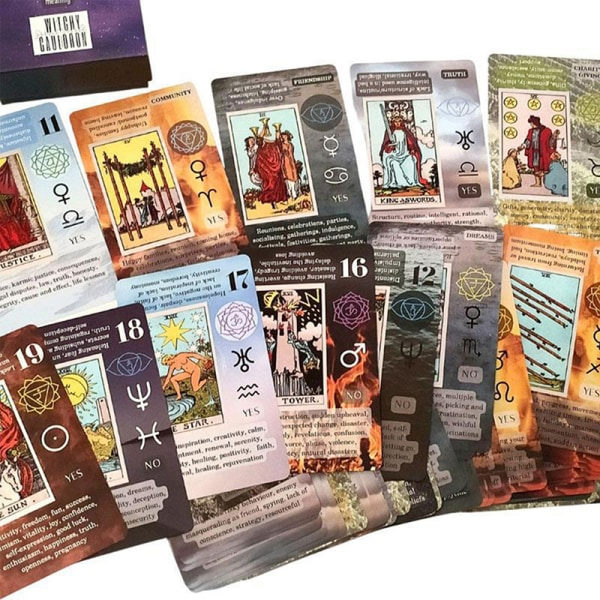 IC 1Box Tarot-kortlek Tarot-kort för spådom