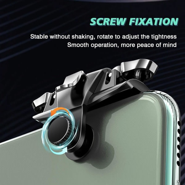 IC PUBG Mobile Game Controller Trigger, Mobiltelefonkontroller L1R1 Knaptrigger Følsom Skydning og Sigte til PUBG/Rules of Survival
