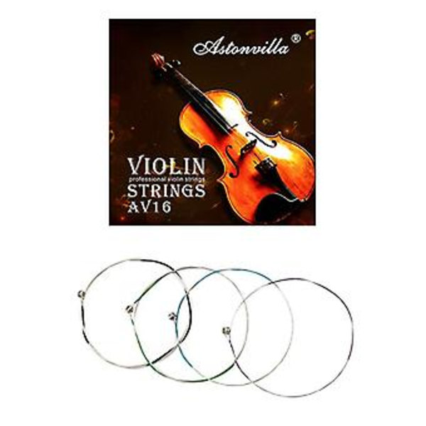 4 st/set Cupronickelsträngar för 4/4 3/4 1/2 1/4 Universal Violinsträngar