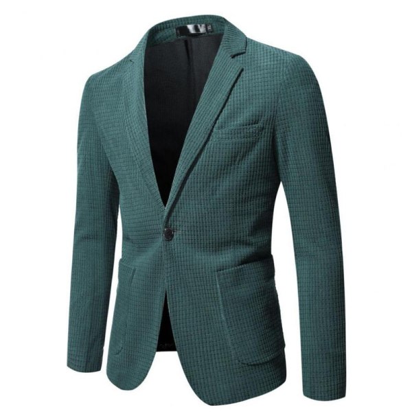 Casual sportjacka for män Lätt kavajjacka for kostym Green S