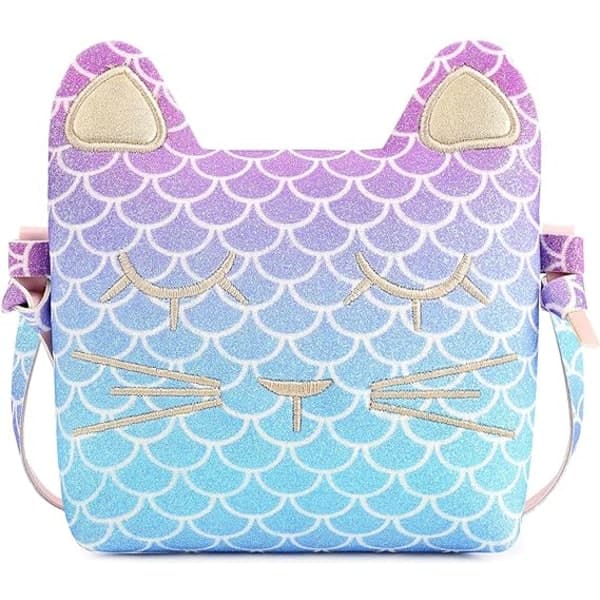 IC Kattväska för barn för små flickor Småbarn plånbok Crossbody-väska