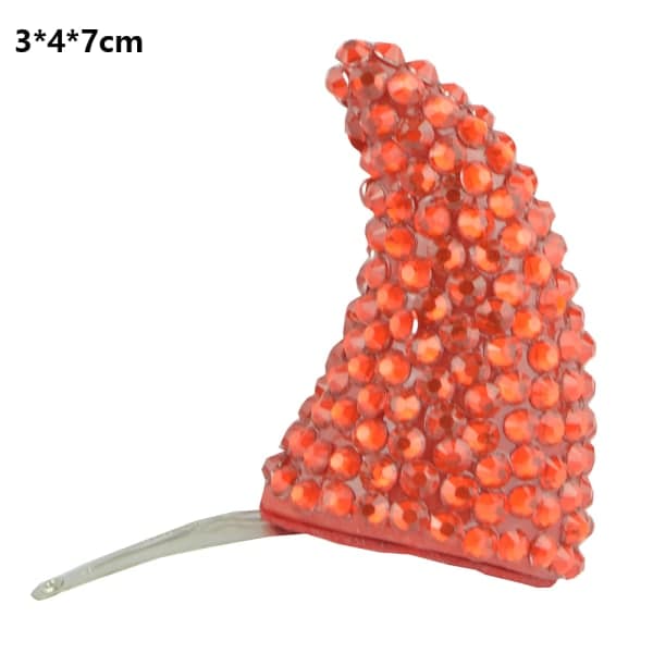 IC Shiny Red Devil Horn Hiusklipsi Hiustappi Hiustarvikkeet