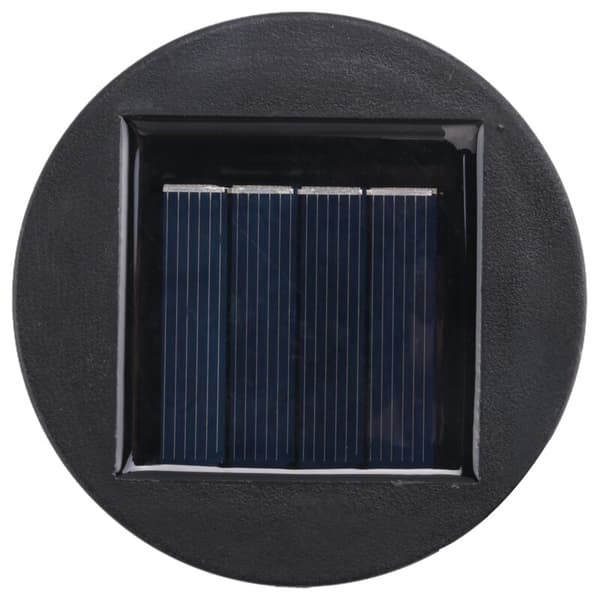 Rund LED Lysboks Erstatning Solcellepanel Smart Hage Batteri Solceller Poly Li-Ion Lader