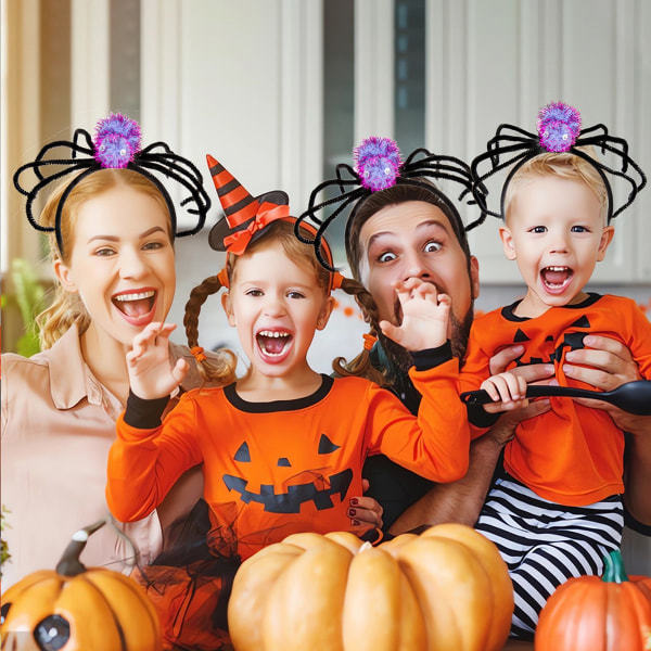 IC 2-pakning Halloween kostyme edderkopp pannebånd skremme edderkopp utkledning lilla