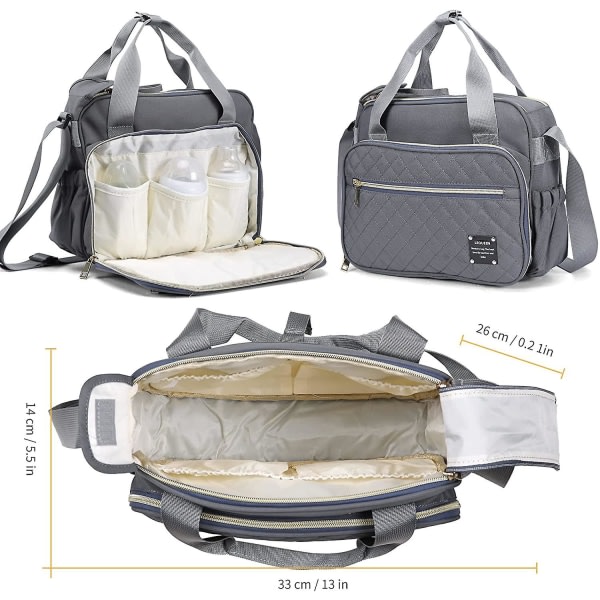 IC Liten skötväska handväska, universal barnvagnslagringsbox tillbehör alt-i-ett baby -wtake