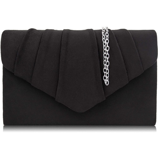 IC NOE Elegant Velvet Clutch Crossbody Klassisk clutchväska