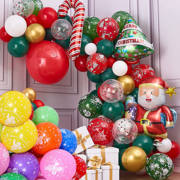 Julballonger Latexballonger til julfødelsedag Baby Sh