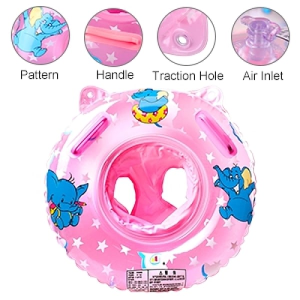 IC Simring baby simsits barns simring leksak, Rosa