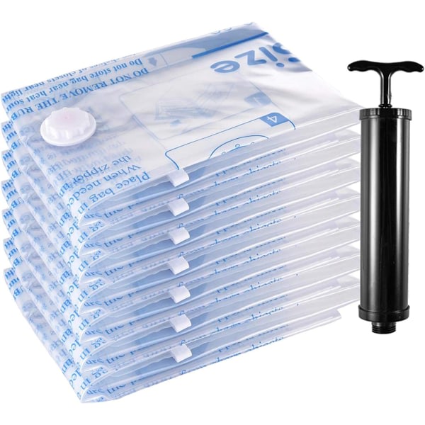 IG Vakuumlagringspåsar 2-pack, Space Saver Sealer-påsar for klær 30*40cm