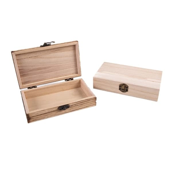 IC Flugor Trebokser Organizer Bokser Med Lokk Lokk Trebokser for B