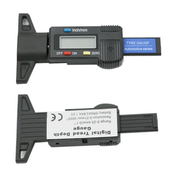 IC Djupmätare, Digital Däckdjupmätare för Motorcykel, Bil (2-pack)