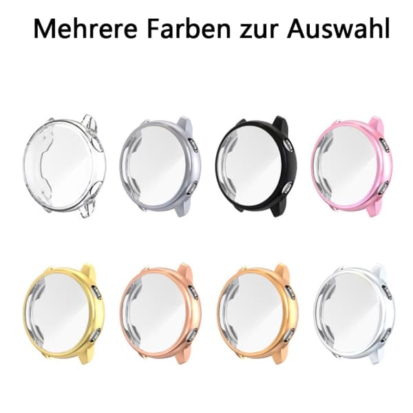 IC-deksel kompatibelt med Samsung Galaxy Active 2 Watch Transparent + rosegull