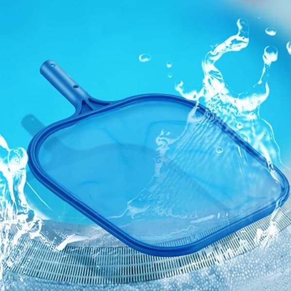 IC Poolrengøringstilbehør, Professionel Heavy Duty Pool Rake Mesh ramnät, Pool