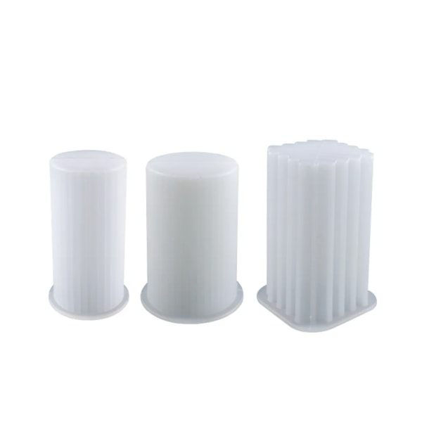 IC 3 stk Form 3D DIY Lys Silikon Form Form Geometrisk Form Molds Håndlavet Form