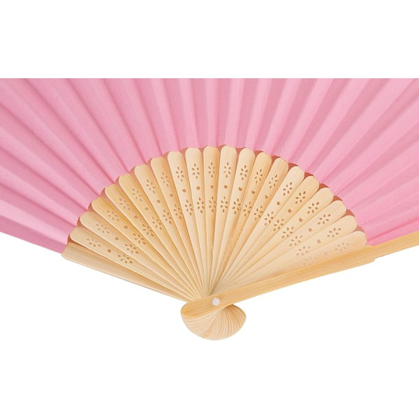 IC NOE 4-pack rosa pappershandfläktar Handfläkt