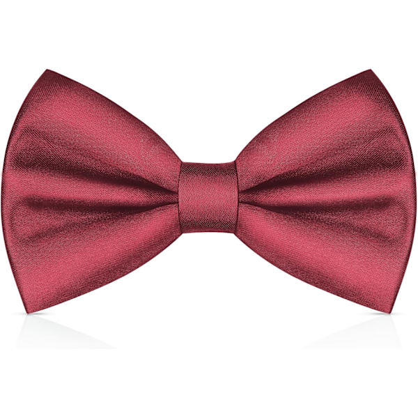Miesten Solmio, Klassinen Yksivärinen Solmio Miesten, Satiini Tuxedo Solmio, Säädettävä Muodollinen Solmio Juhliin, Hääjuhliin maroon red