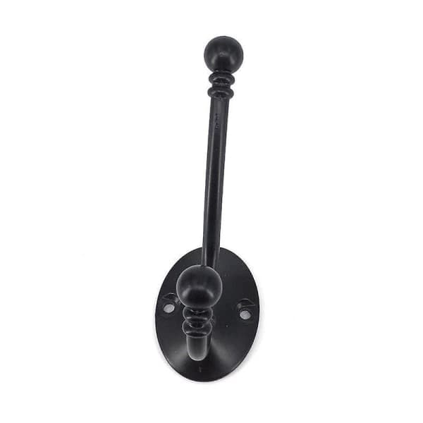 IC modern svart design väggfäste zinklegering krok