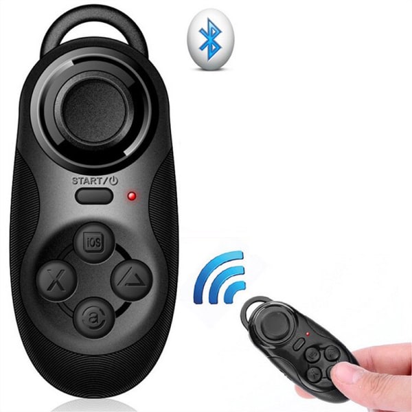 IC Mini Bluetooth Gamepad Trådlös V4.0 VR-kontroll Fjärrkontroll Gamepad Svart