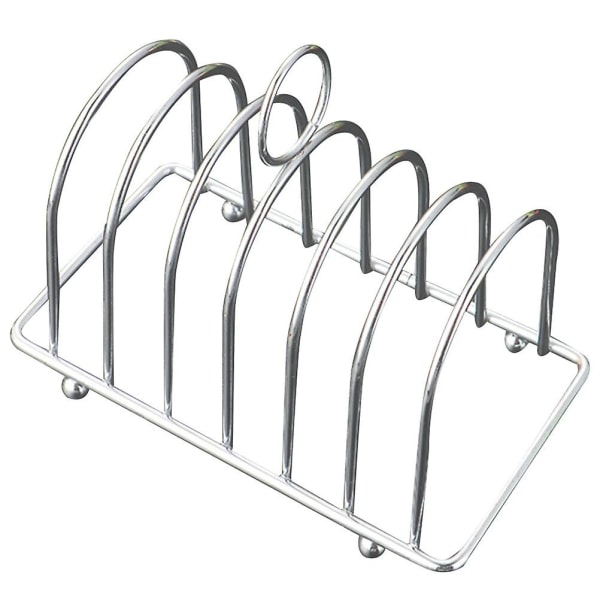 Ristet brødholder i metalplade brødholder Desktop plade ristet brødholder Køkkenudstyr 14,5x8 cm 14.5x8cm