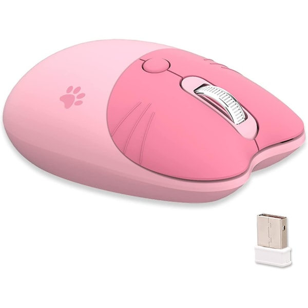 IC M3 Trådlös Bluetooth + 2,4G Mus för Tjejer, Laptop, Kontor, Tyst