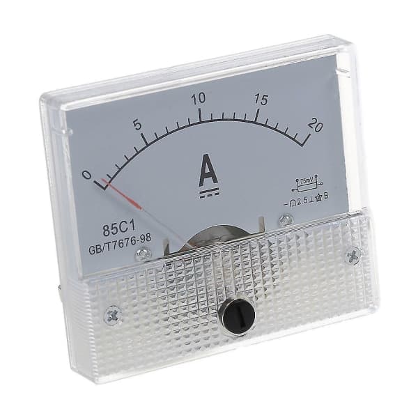 IC 20A Analog Ampere Panel Instrument Strømmåler