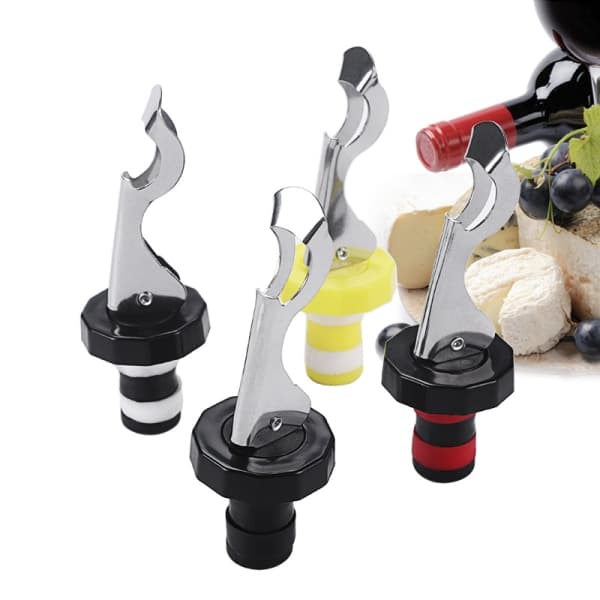Vinflaskkork Universal Plastkork med Spakar Leakpro