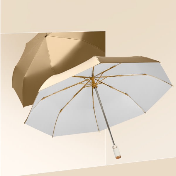 IC Paraplyfällbart paraply med automatisk, päivänvarjo