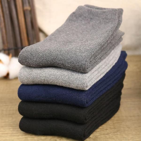Par alpaka strømper Herre Dame Uldstømper Varme vinterstrømper pure plain color